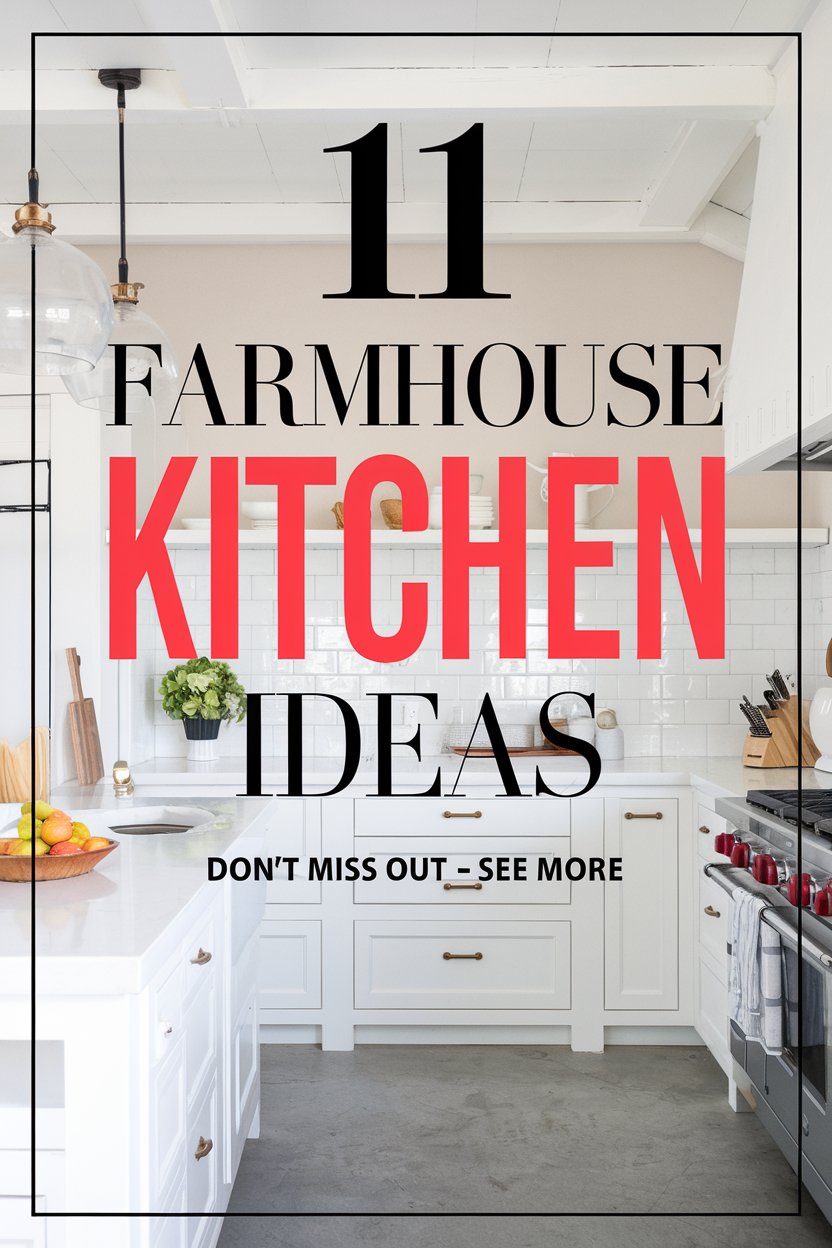 11 Farmhouse Kitchen Ideas to Transform Your Space with Timeless Style