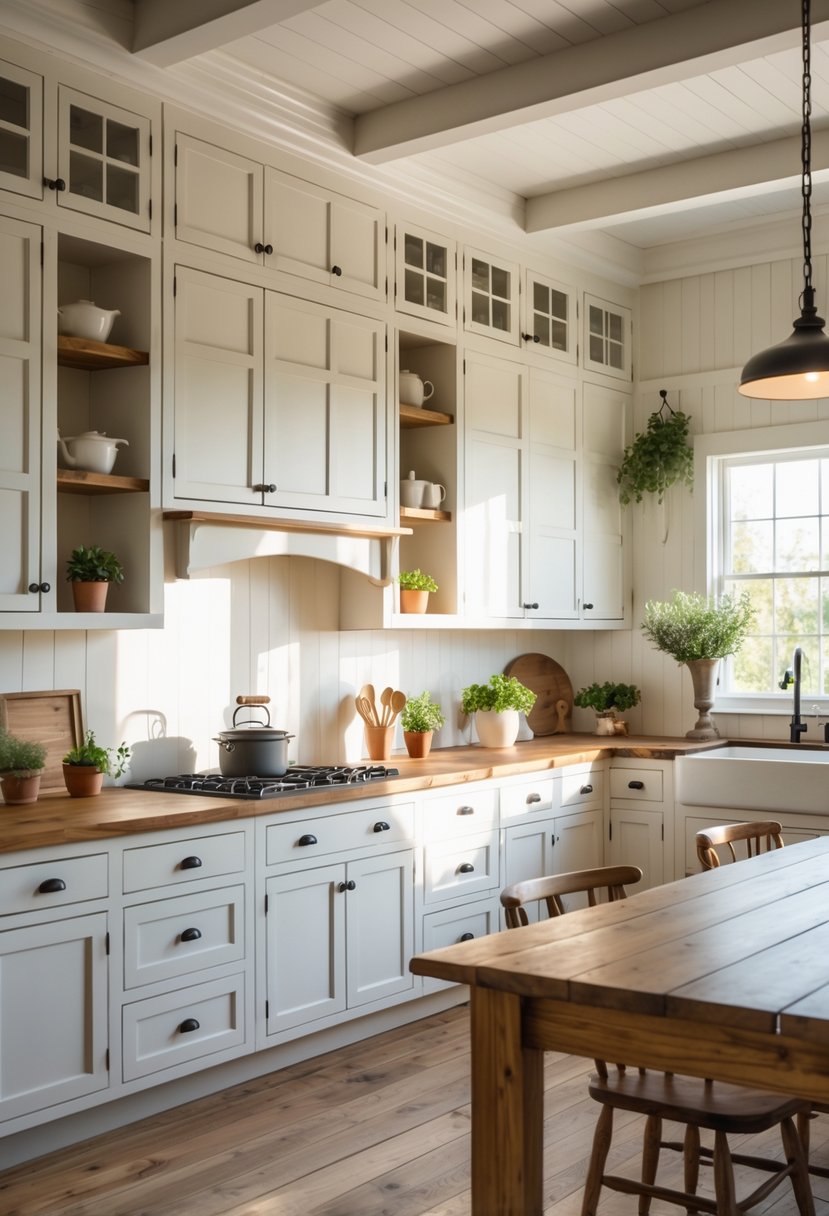 11 Farmhouse Kitchen Cabinets That Never Go Out of Style