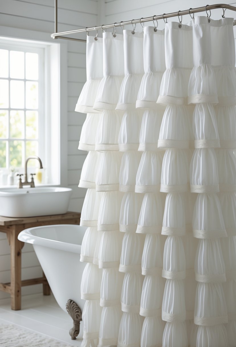 12 Farmhouse Shower Curtain Ideas to Enhance Your Bathroom Decor
