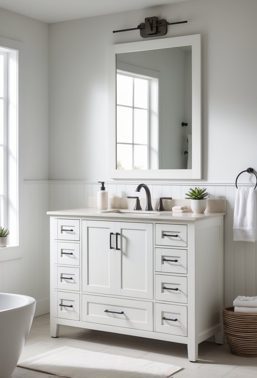 11 Farmhouse Bathroom Vanity Ideas That Never Go Out of Trend