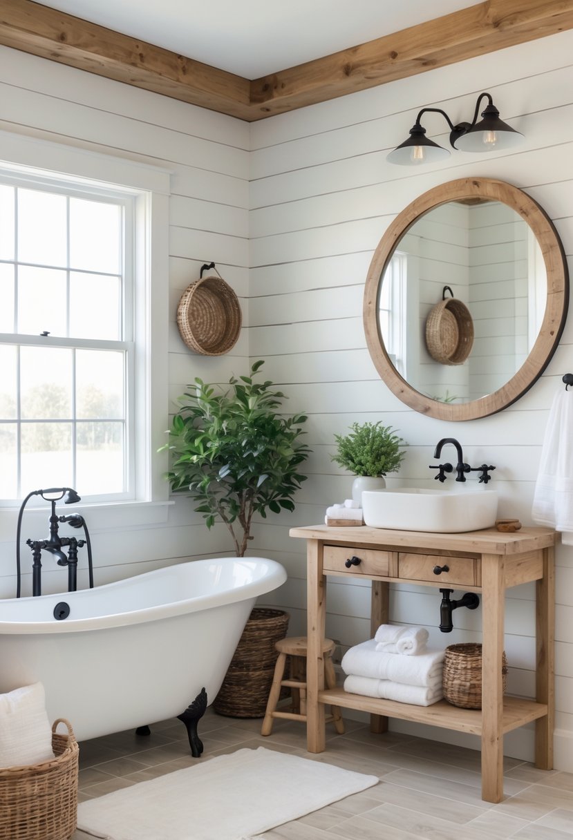 10 Farmhouse Bathroom Ideas to Make Your Space Shine