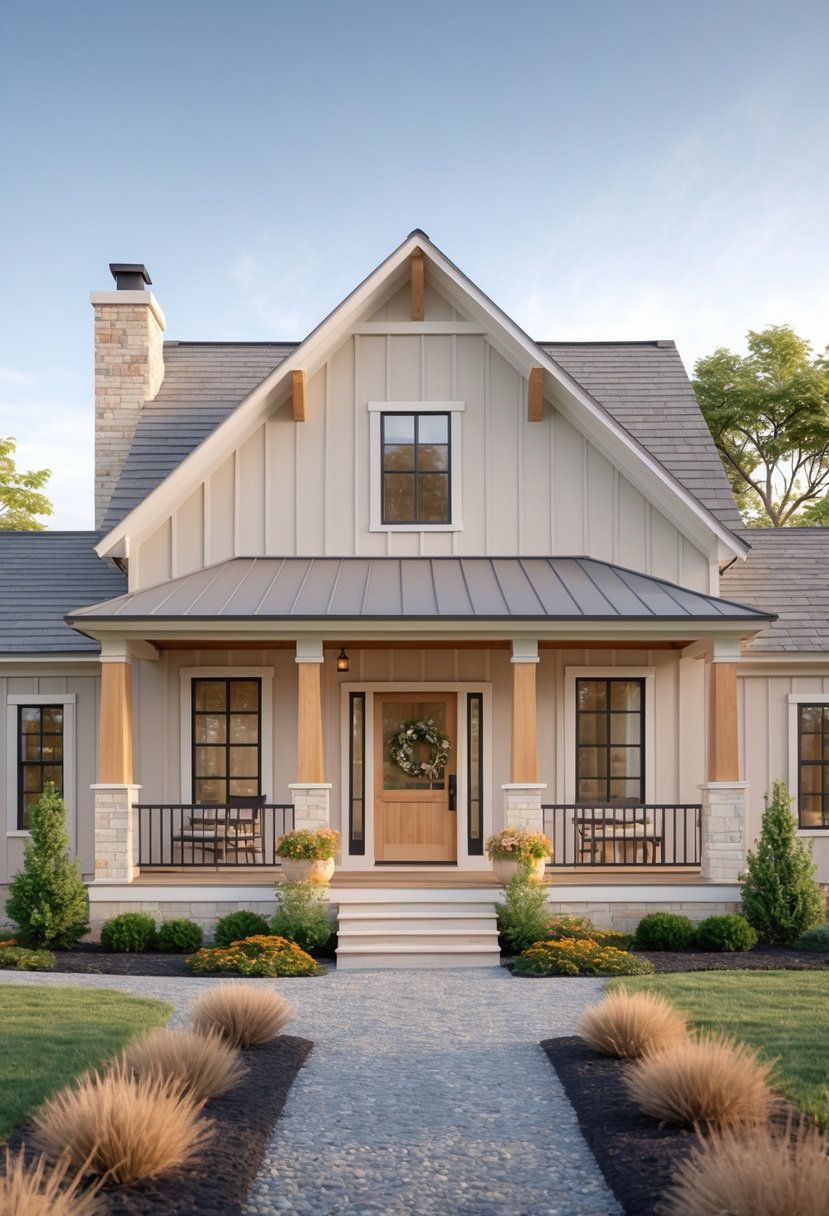 14 Stunning Farmhouse Exterior Designs for Charm and Functionality