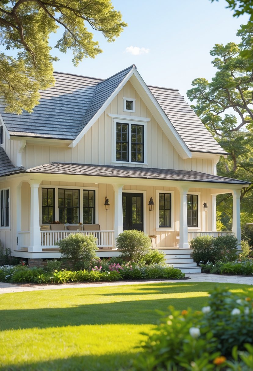 12 Farmhouse Exterior Paint Colors You’ll Fall in Love With Instantly
