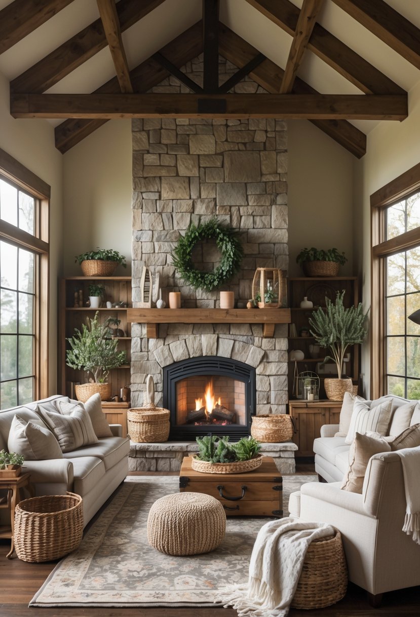 12 Farmhouse Living Room Ideas For Cozy Designs