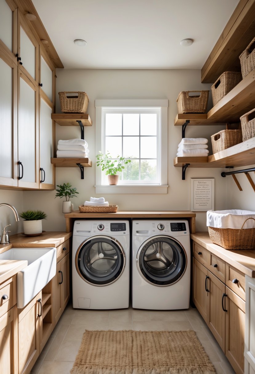 13 Farmhouse Laundry Room Ideas for Practical and Stylish Spaces