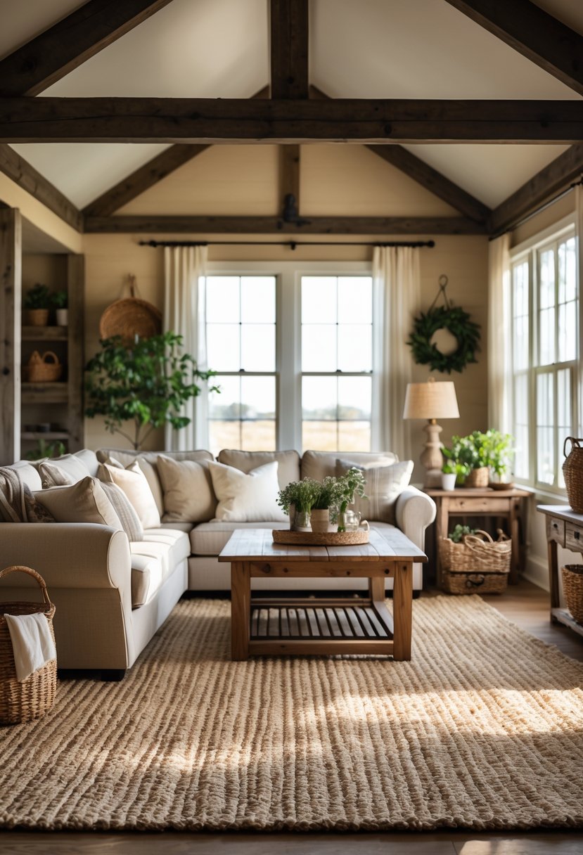 15 Country Farmhouse Living Room Ideas For Timeless Rustic Charm