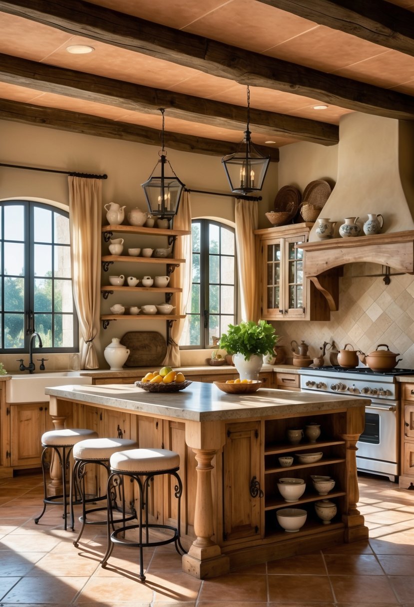 13 Italian Tuscan Style Farmhouse Kitchen Ideas