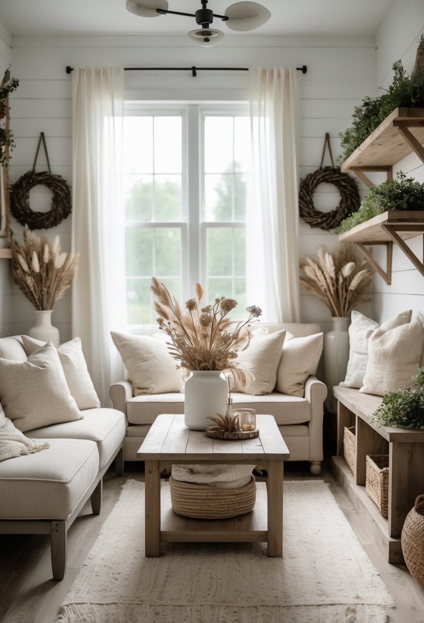13 Small Farmhouse Living Room Ideas That Save Space Without Losing Style
