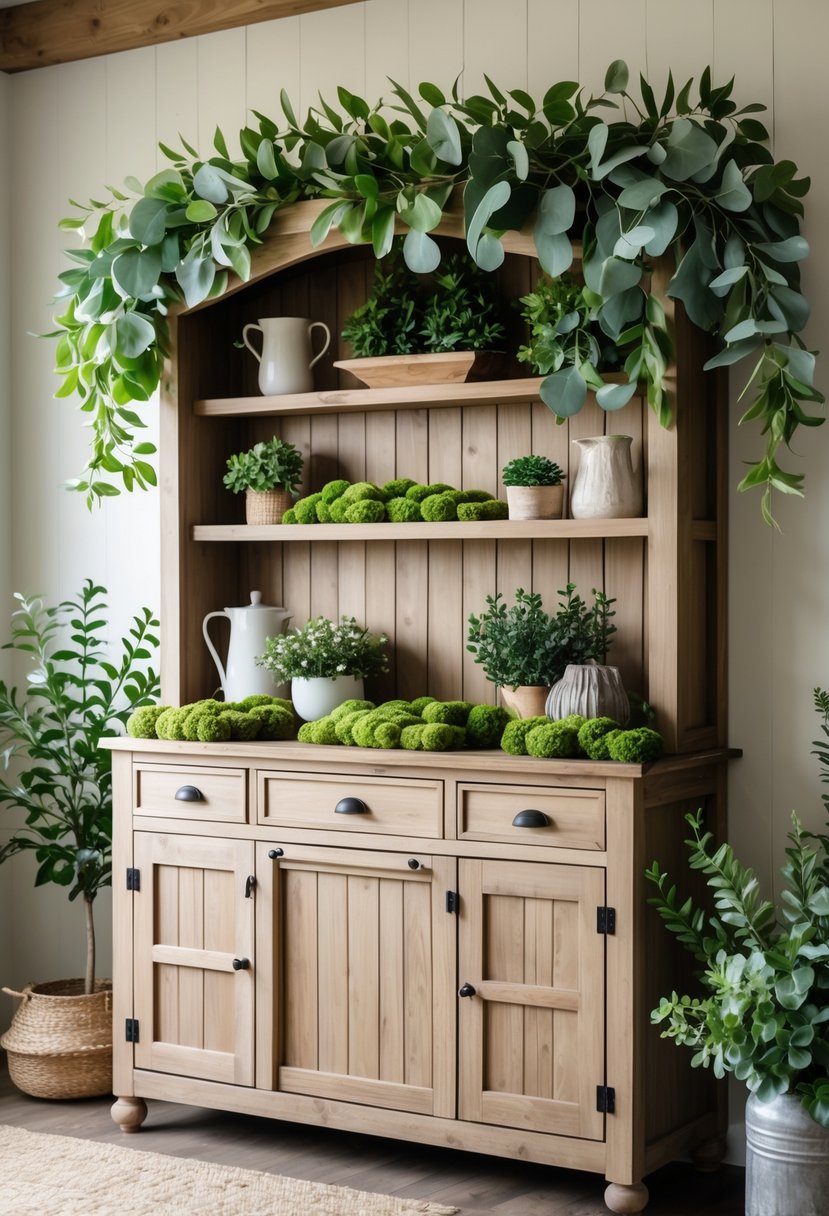 14 Farmhouse Hutch Decor Ideas That Fix Boring Shelves