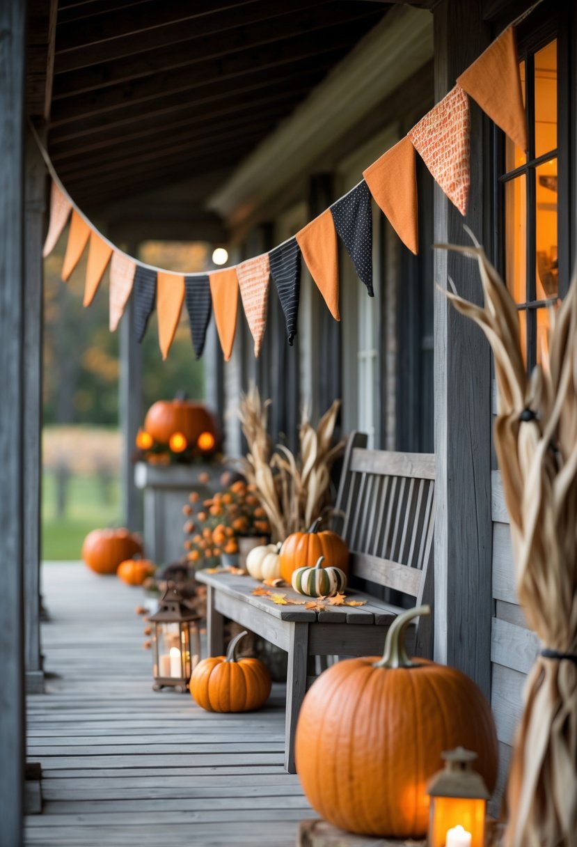 15 Farmhouse Halloween Front Porch Decor Ideas for a Cozy Spooky Welcome
