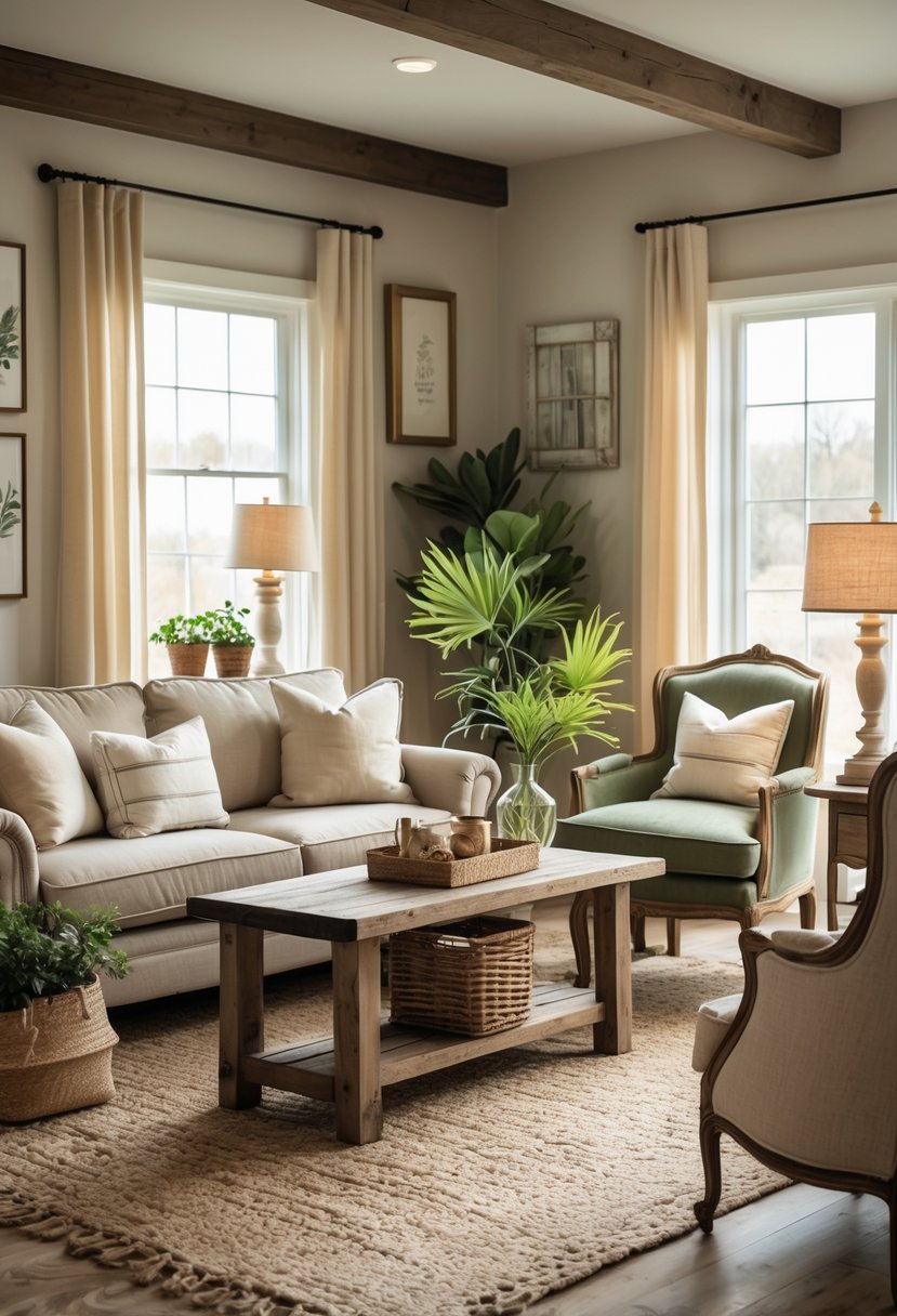 17 Cozy Farmhouse Living Room Ideas That Turn Plain Rooms Into Cozy Spaces