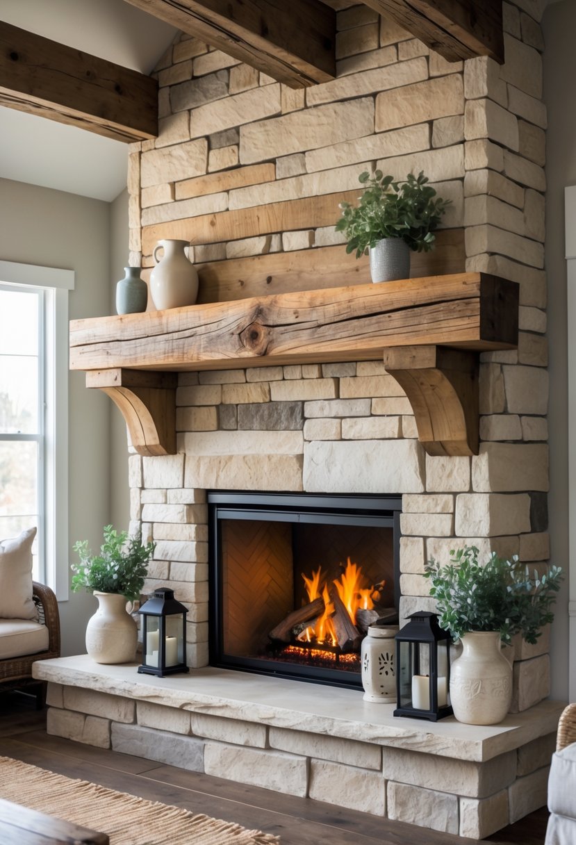 15 Farmhouse Fireplace Ideas That Turn a Plain Wall Into a Cozy Focal Point