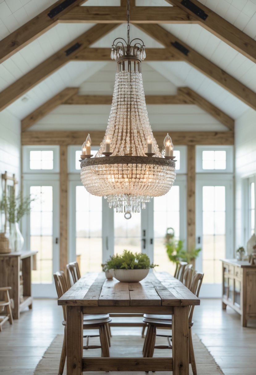 15 Must-See Farmhouse Chandelier Ideas for Rustic Charm
