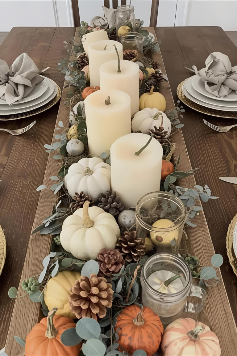 20 Simple & Stunning Farmhouse Fall Table Decor Ideas for 2025 - Homiloft