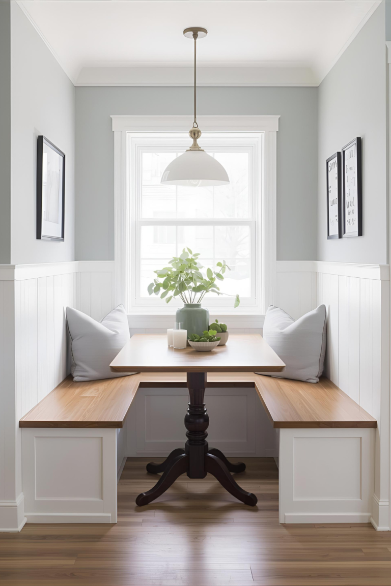 15 Farmhouse Kitchen Table with Bench Ideas - Homiloft