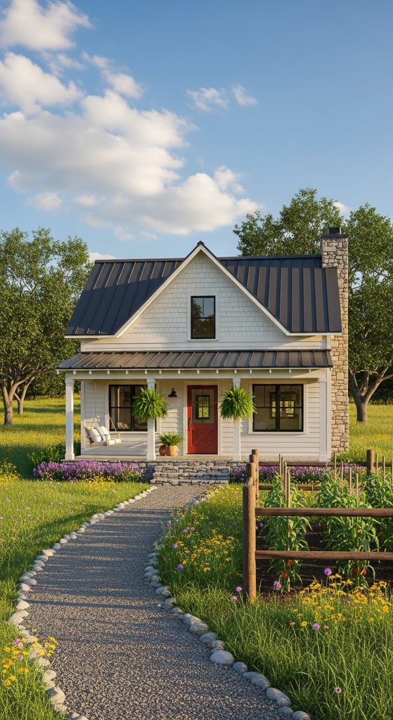 15 Small Farmhouse Designs That Make the Most of Limited Space - Homiloft
