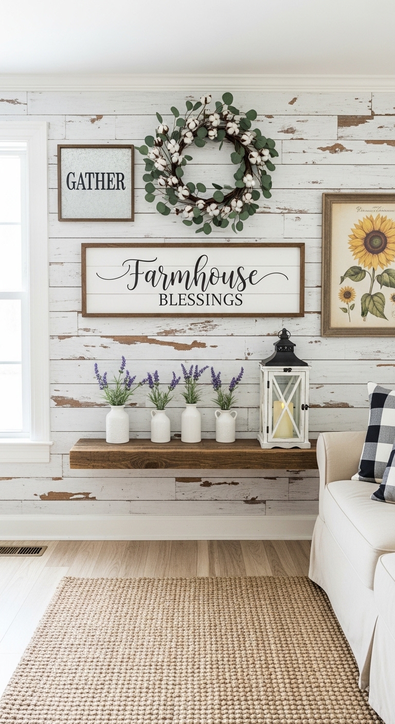 17 Easy Farmhouse Wall Decor Ideas for a Warm and Welcoming Home