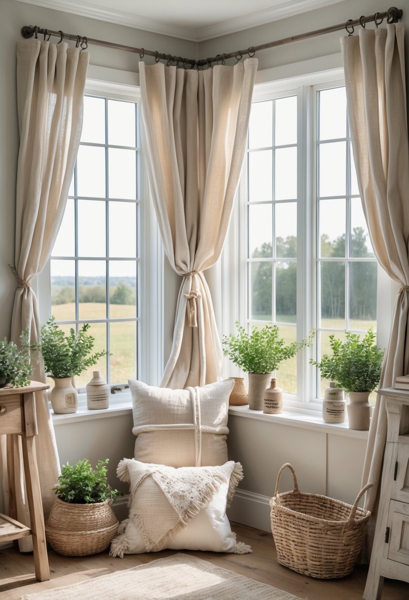 13 Farmhouse Corner Decor Ideas That Turn Empty Corners Into Cozy Spots