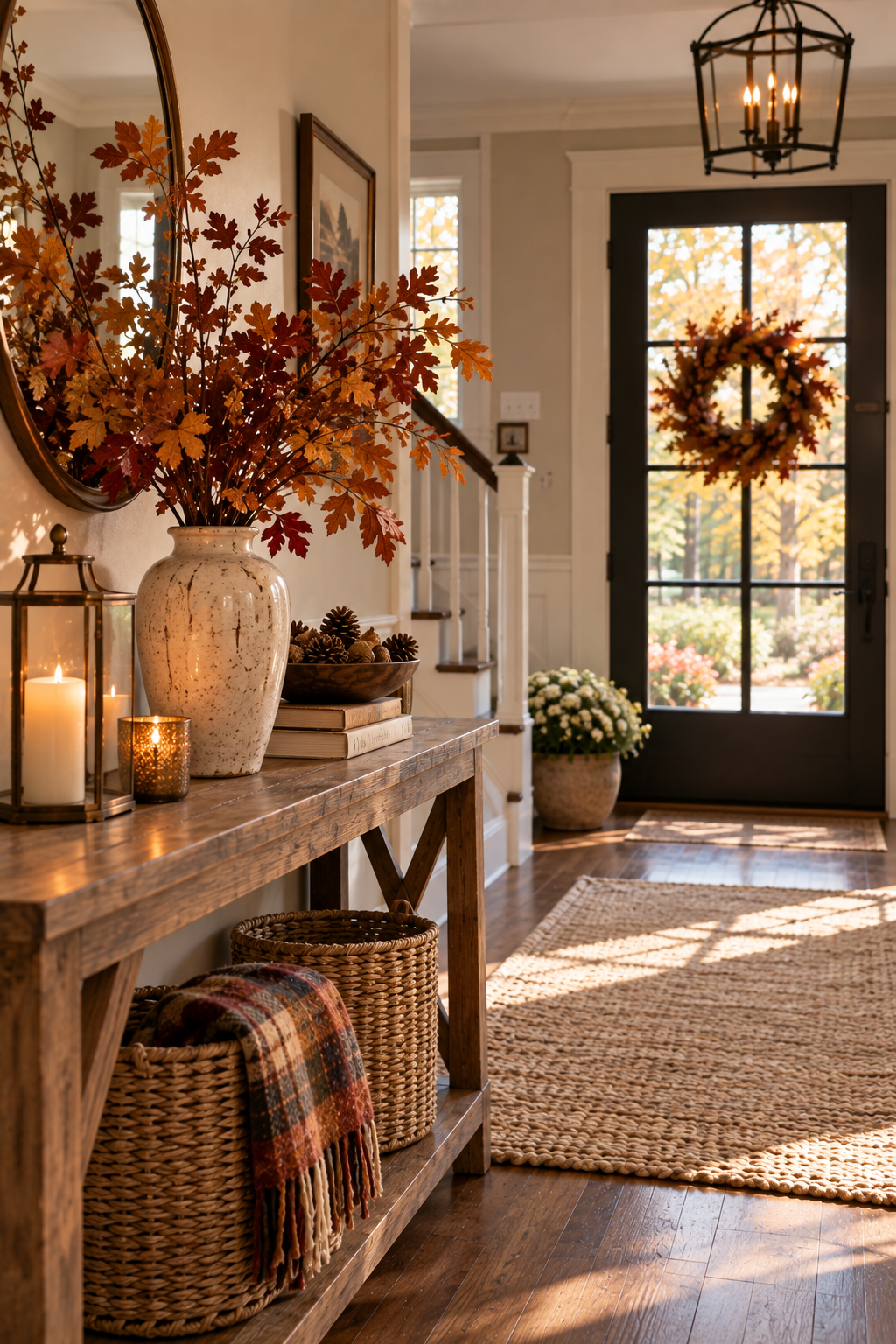 17 Fall Entry Table Decor Ideas That Are Easy, DIY, and Budget-Friendly