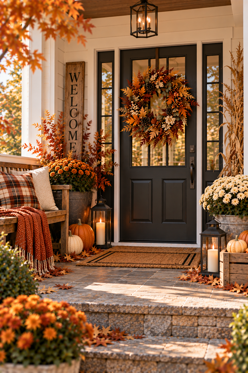 20 Fall Front Porch Decor Ideas That Are Easy and Budget-Friendly